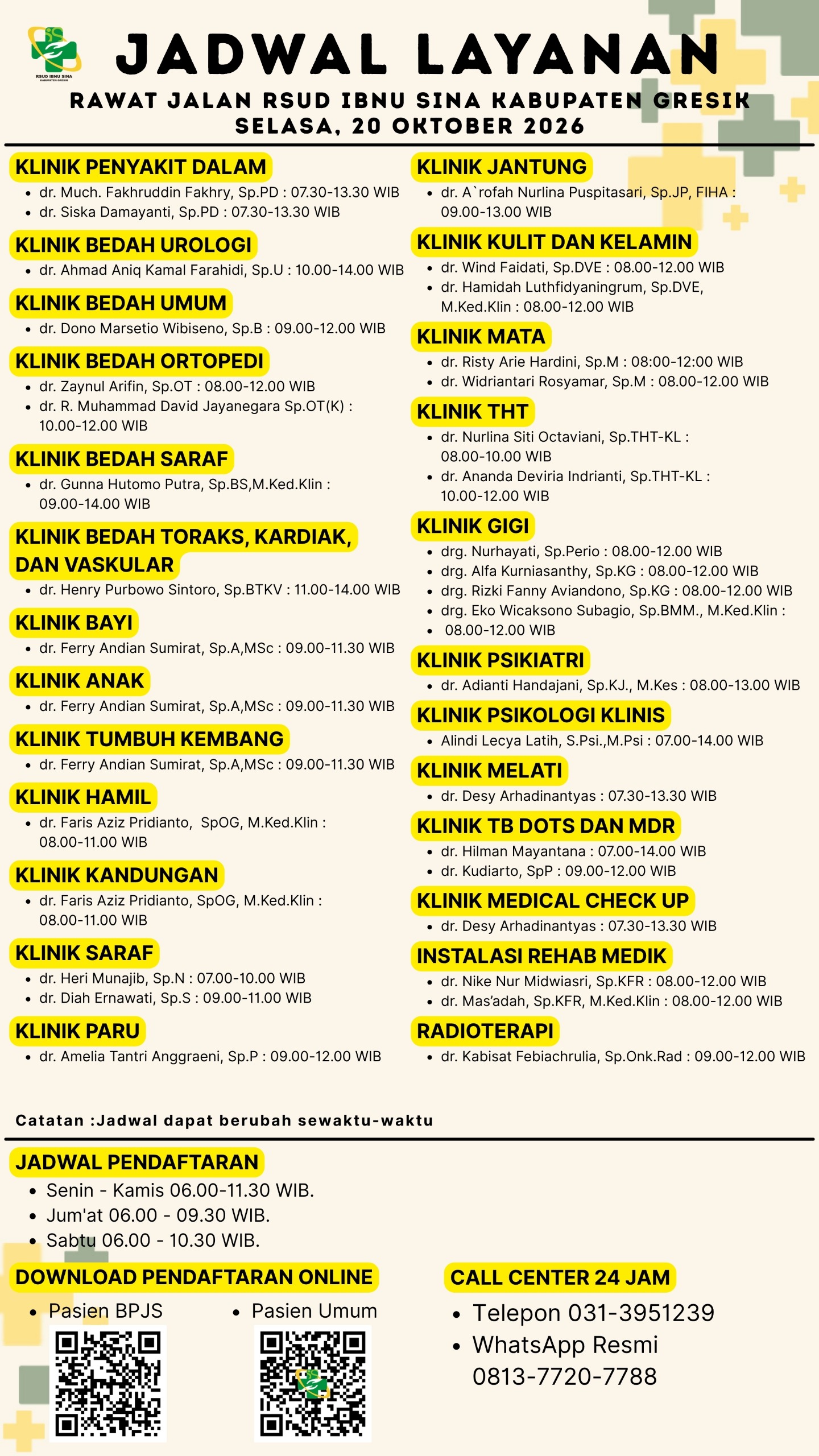 Jadwal Dokter